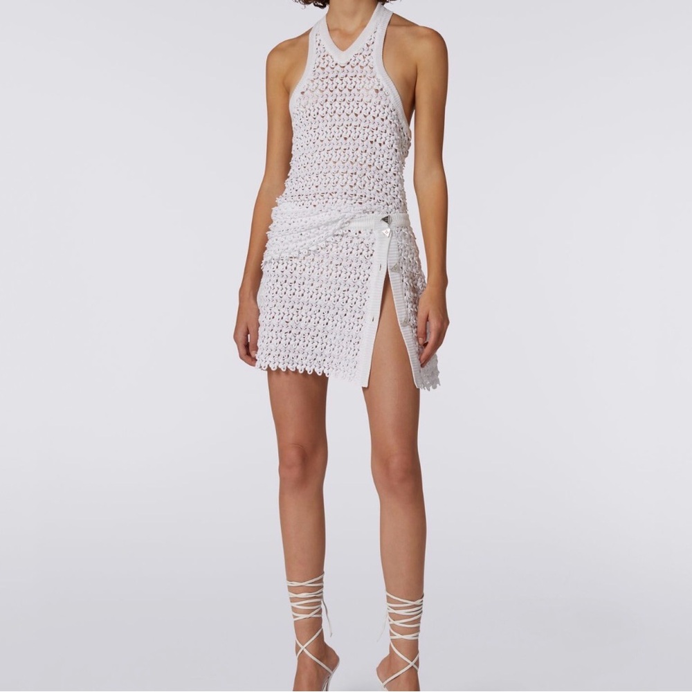 Missoni White Crochet Tank Top